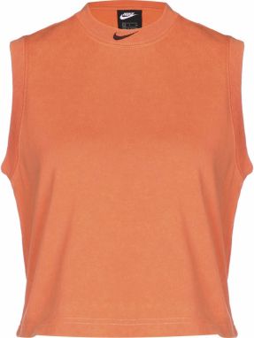 Nike Sportswear Top  oranžová / čierna