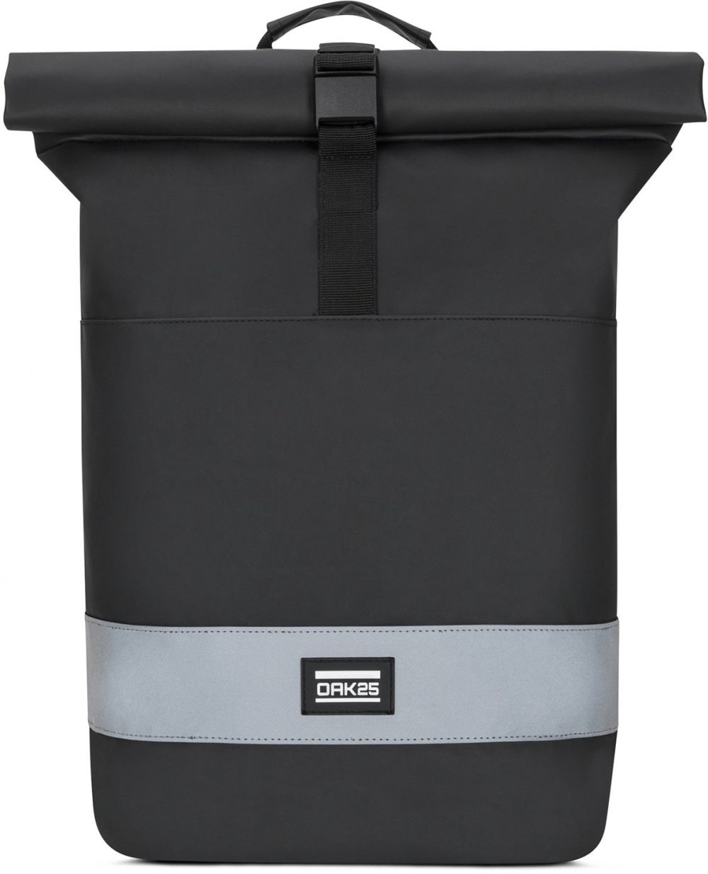 OAK25 Batoh 'Everyday Rolltop'  striebornosivá / čierna / biela