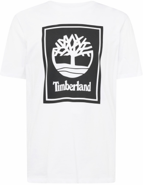 TIMBERLAND Tričko  čierna / biela