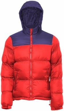 FUMO Zimná bunda  námornícka modrá / červená