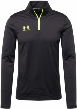 UNDER ARMOUR Funkčné tričko 'Challenger'  žltá / čierna