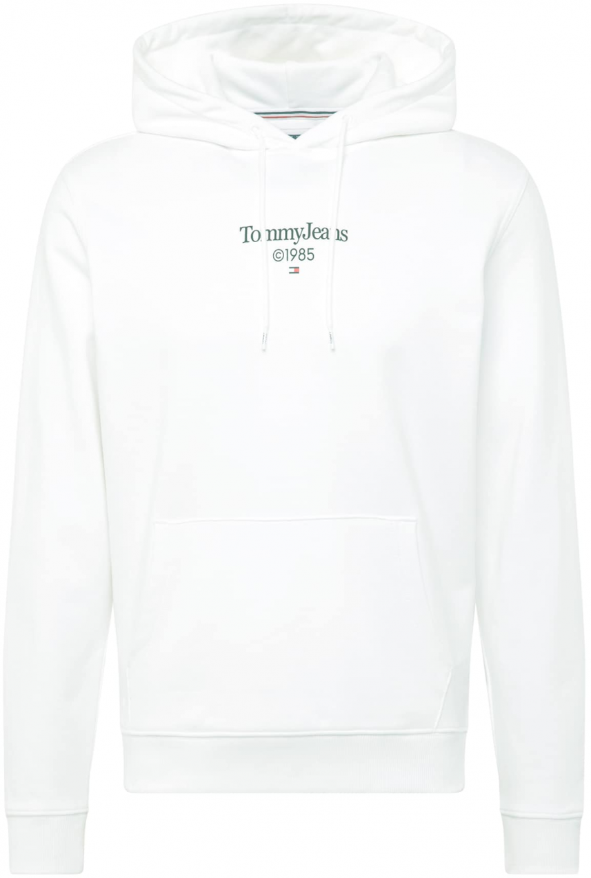 Tommy Jeans Mikina  červená / čierna / biela