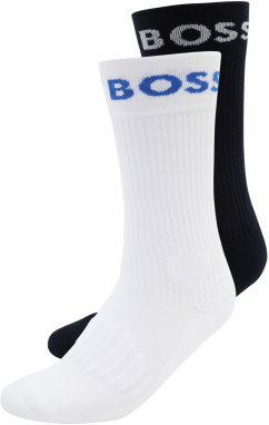 BOSS Black Ponožky  kráľovská modrá / čierna / biela