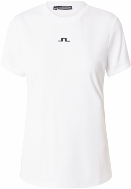 J.Lindeberg Funkčné tričko 'Ada'  čierna / biela