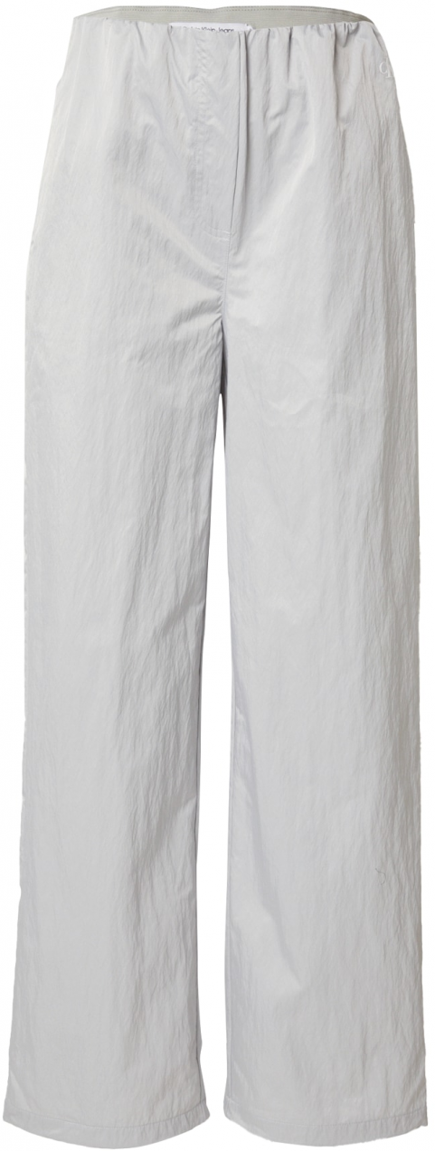 Calvin Klein Jeans Nohavice  svetlosivá / čierna / biela