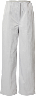 Calvin Klein Jeans Nohavice  svetlosivá / čierna / biela