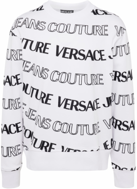 Versace Jeans Couture Mikina  čierna / biela