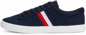 TOMMY HILFIGER Nízke tenisky  námornícka modrá / červená / biela