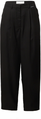 ARMEDANGELS Plisované nohavice 'Sandrina'  čierna / biela