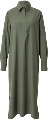 ECOALF Košeľové šaty  olivová