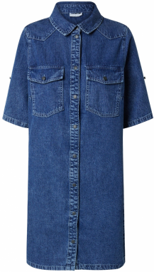Noisy may Košeľové šaty 'NEW SIGNE'  modrá denim