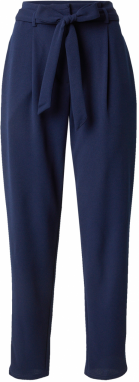 VILA Plisované nohavice 'CLAVA'  námornícka modrá