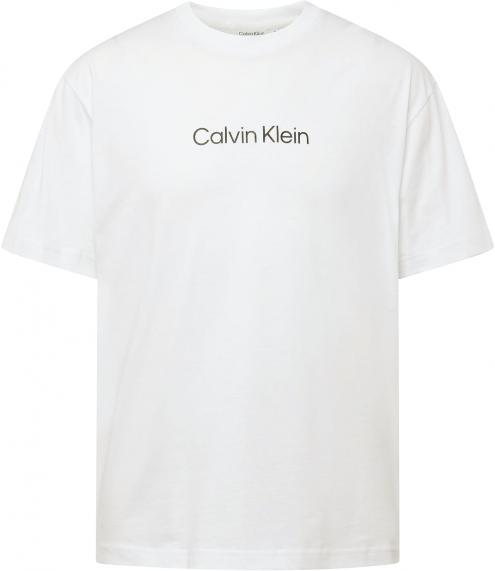 Calvin Klein Tričko 'Hero'  čierna / biela