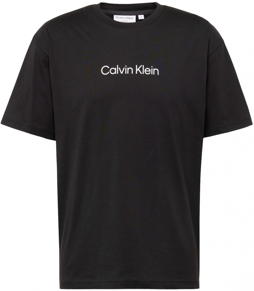 Calvin Klein Tričko 'Hero'  čierna / biela