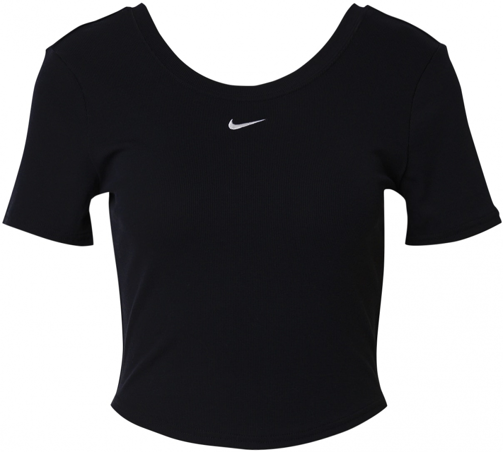 Nike Sportswear Tričko  čierna / biela