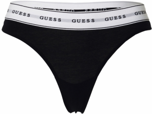 GUESS Tangá  čierna / biela