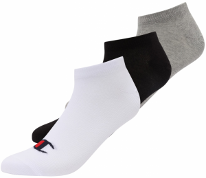 Champion Authentic Athletic Apparel Ponožky  sivá melírovaná / čierna / biela