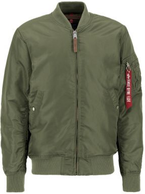 ALPHA INDUSTRIES Prechodná bunda  zelená / červená / biela