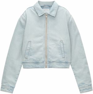 Pull&Bear Prechodná bunda  modrá denim