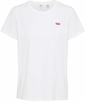 LEVI'S ® Tričko 'Perfect Tee'  červená / biela