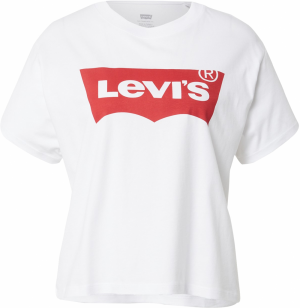 LEVI'S ® Tričko 'Graphic Varsity Tee'  červená / biela