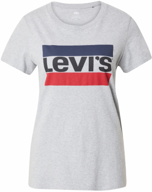 LEVI'S ® Tričko 'The Perfect Tee'  námornícka modrá / sivá / červená