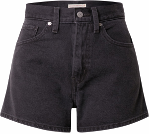 LEVI'S ® Džínsy 'High Waisted Mom Short'  čierny denim
