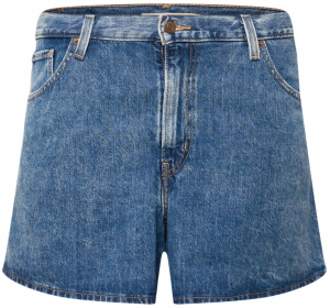 Levi's® Plus Džínsy 'Plus HW Mom Short'  modrá denim