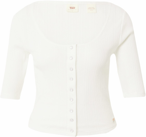 LEVI'S ® Tričko 'Dry Goods Pointelle Top'  biela