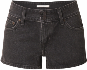 LEVI'S ® Džínsy 'Superlow Short'  čierny denim