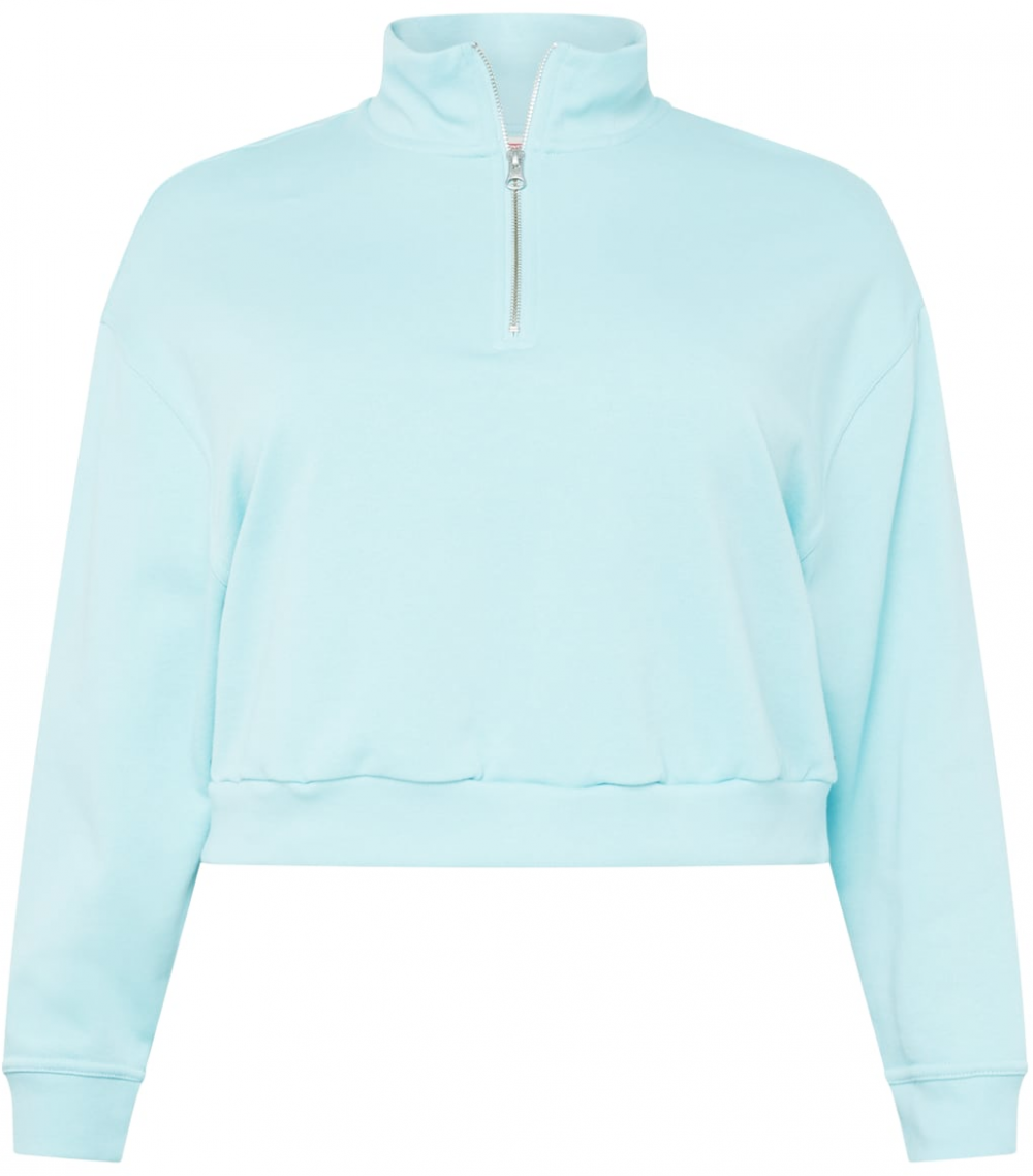 Levi's® Plus Mikina 'PL Cosmo 1/4 Zip'  svetlomodrá