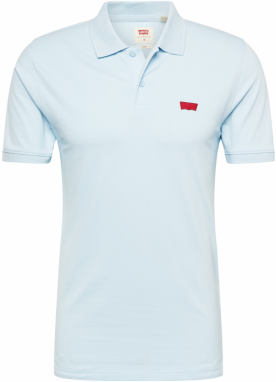 LEVI'S ® Tričko 'Slim Housemark Polo'  svetlomodrá / červená
