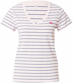 LEVI'S ® Tričko 'Perfect Vneck'  tmavomodrá / rosé / jasne červená / biela