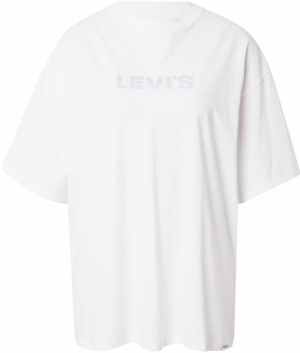 LEVI'S ® Tričko 'Graphic Short Stack Tee'  sivá / biela