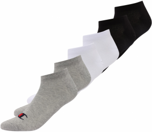 Champion Authentic Athletic Apparel Ponožky  sivá / červená / čierna / biela