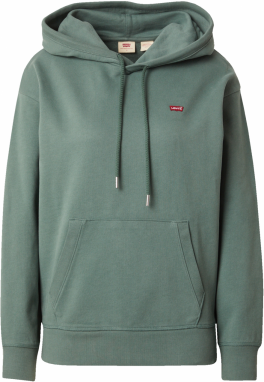 LEVI'S ® Mikina 'Standard Hoodie'  tmavozelená / červená / biela