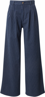 LEVI'S ® Plisované nohavice 'Pleated Wideleg Trouser'  tmavomodrá / biela