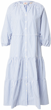 LEVI'S ® Košeľové šaty 'Cecile Midi DreSS'  modrá / biela