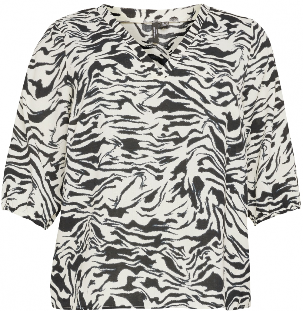 Vero Moda Curve Top 'CILONA'  nebielená / čierna
