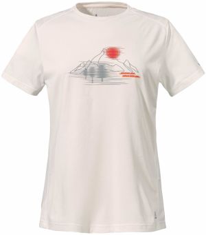 Schöffel Funkčné tričko 'Circ Sulten'  svetlobéžová / sivá / oranžová / červená