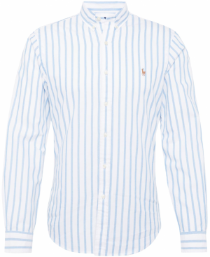 Polo Ralph Lauren Košeľa  svetlomodrá / hnedá / biela