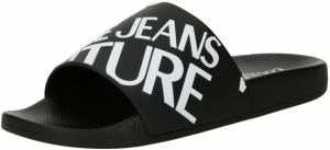 Versace Jeans Couture Šľapky 'SHELLY'  čierna / šedobiela