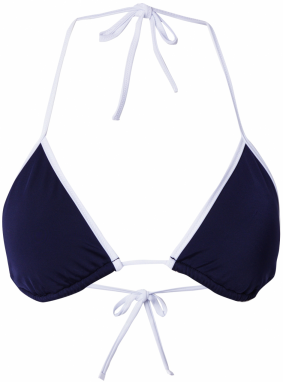 Tommy Hilfiger Underwear Bikinový top  námornícka modrá / biela