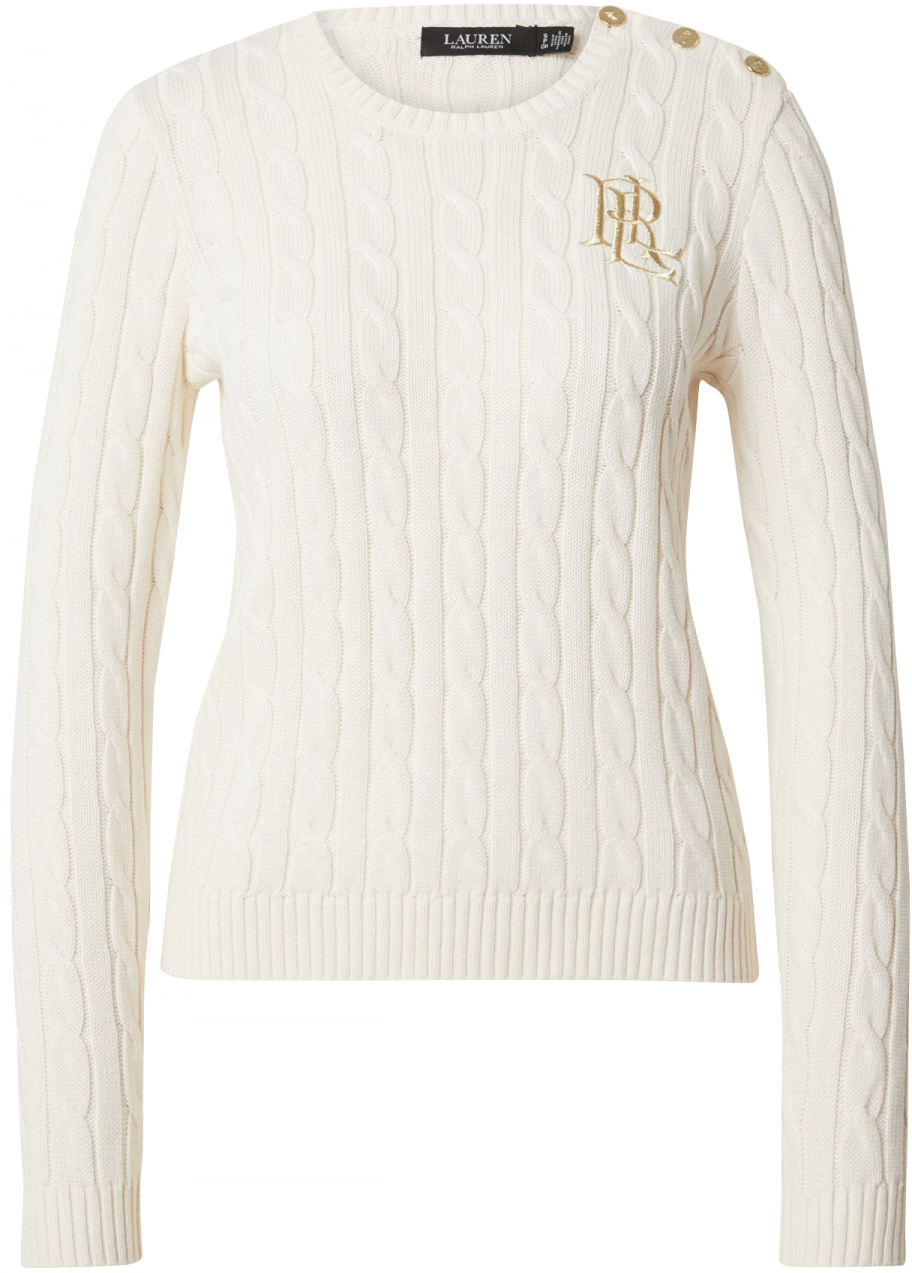 Lauren Ralph Lauren Sveter  krémová / zlatá