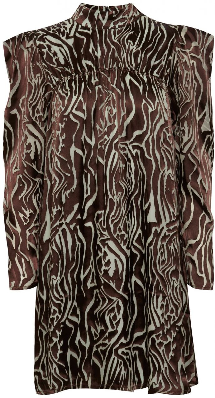 Gestuz Košeľové šaty 'Fabiola'  hnedá / biela