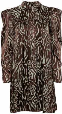 Gestuz Košeľové šaty 'Fabiola'  hnedá / biela