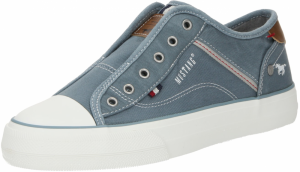 MUSTANG Slip-on obuv  námornícka modrá / dymovo modrá / hnedá / biela