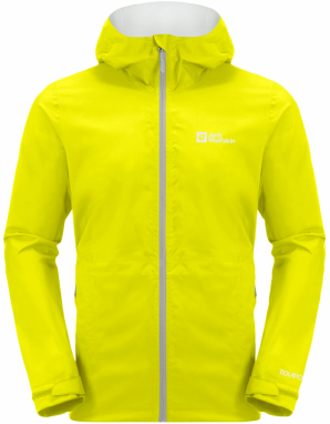 JACK WOLFSKIN Outdoorová bunda 'ELSBERG 2.5L'  limetková / sivá