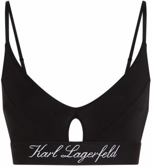 Karl Lagerfeld Podprsenka 'Hotel'  čierna / biela