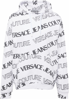 Versace Jeans Couture Mikina '76UP304'  čierna / biela